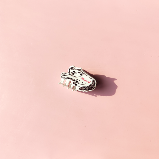 Baby Meowdel Mini Claw Clip