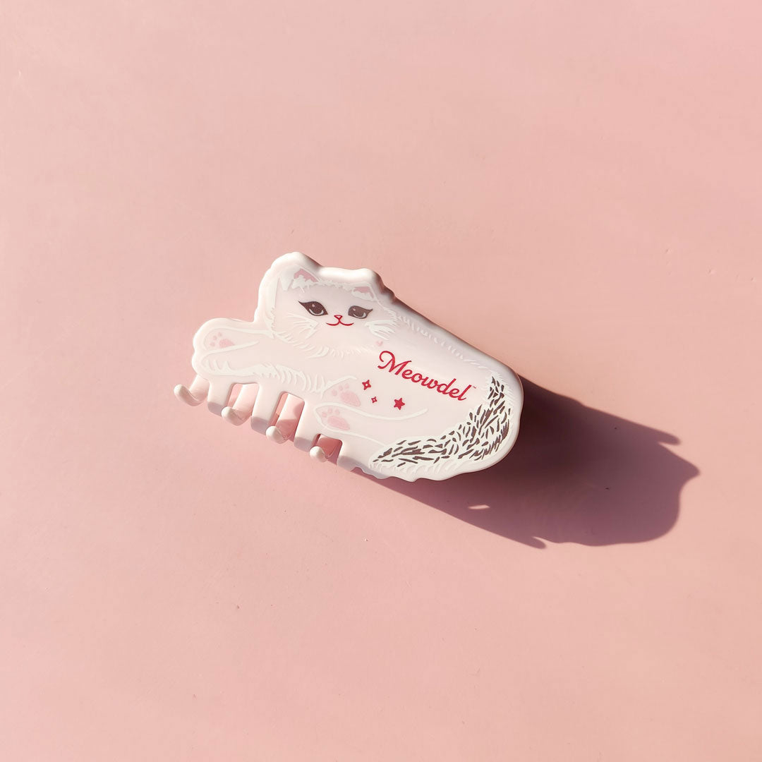 Ballerina Pink Meowdel Kitten Claw Clip
