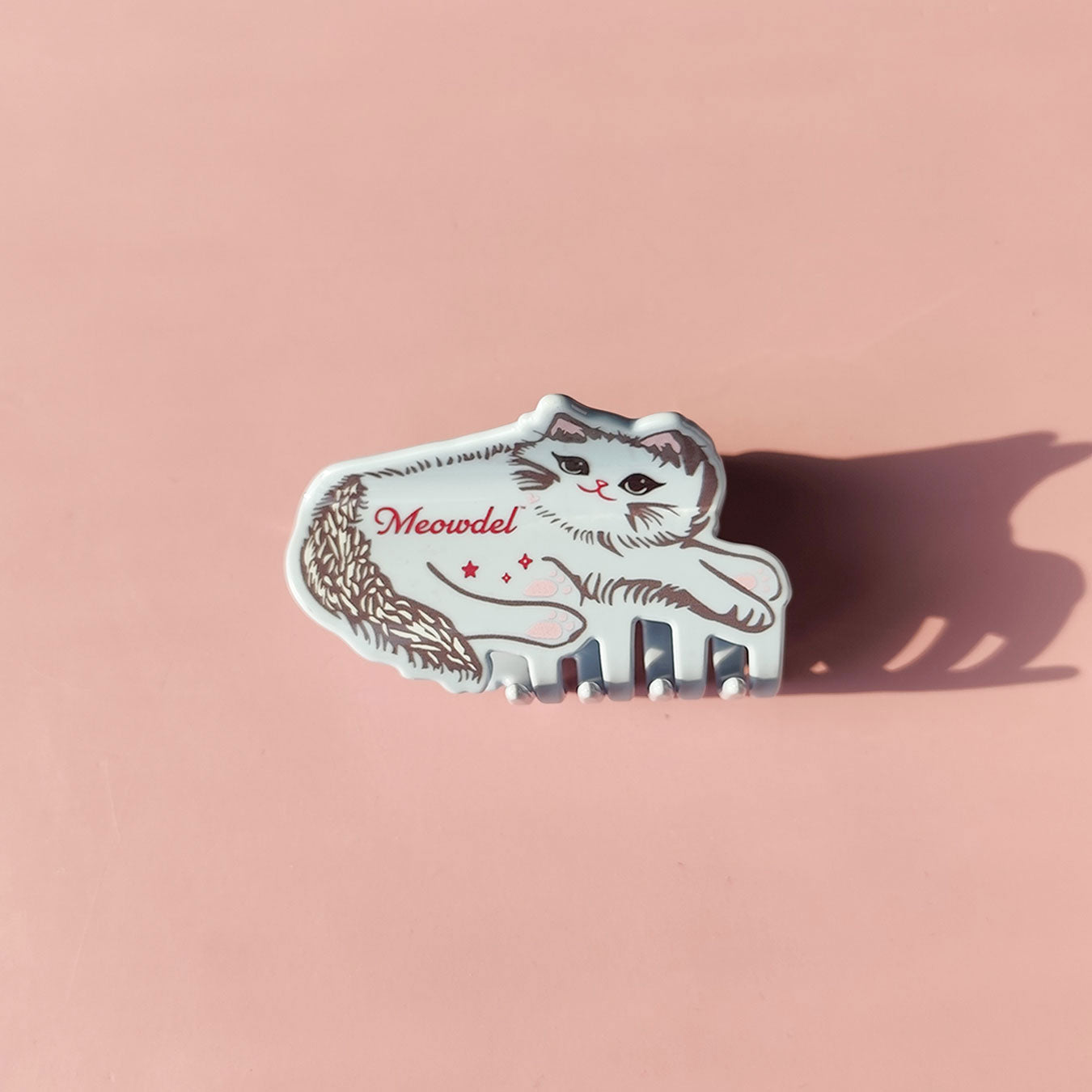 Baby Blue Meowdel Kitten Claw Clip