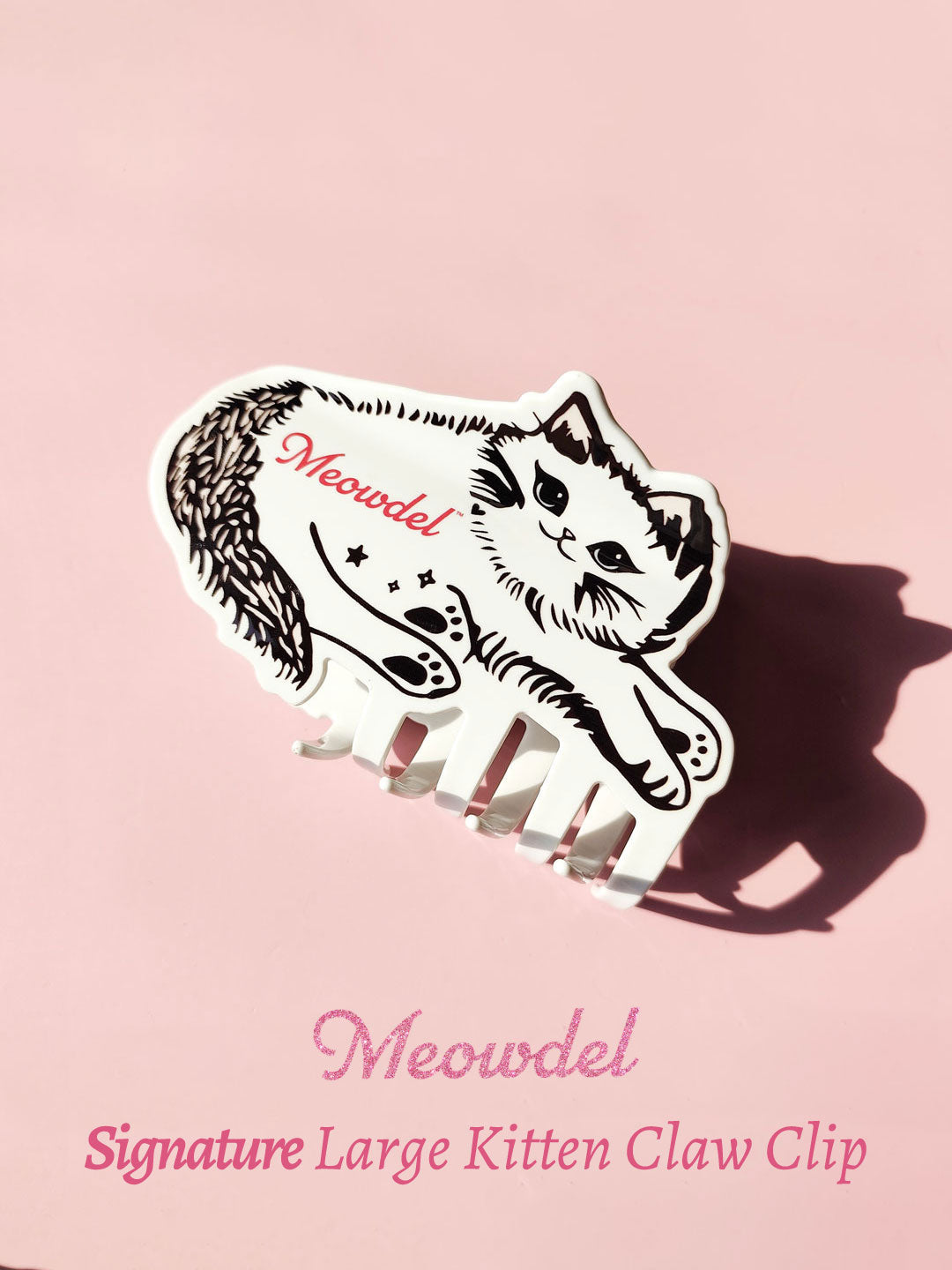Meowdel Signature Large Kitten Claw Clip