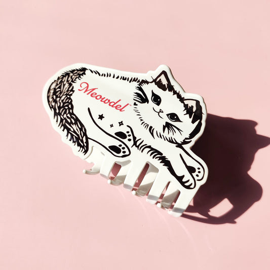 Meowdel Signature Large Kitten Claw Clip — Coming Soon 🐾✨