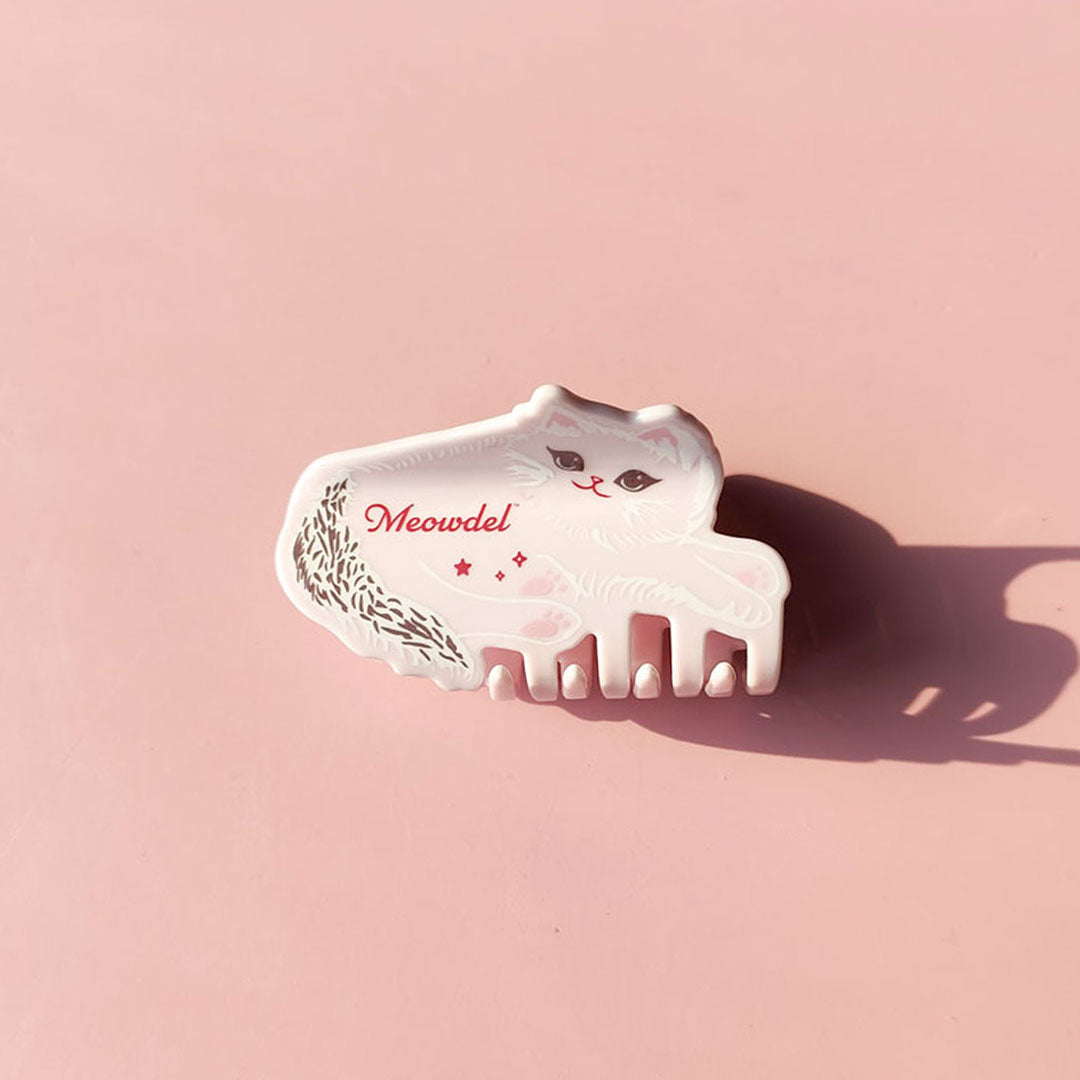 Ballerina Pink Meowdel Kitten Claw Clip